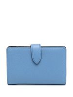 Smythson porte-cartes à fermeture zippée - Bleu