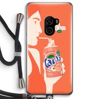 Peach please!: Xiaomi Mi Mix 2 Transparant Hoesje met koord
