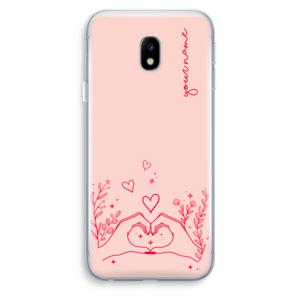 Love is in the air: Samsung Galaxy J3 (2017) Transparant Hoesje