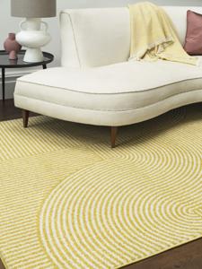 Easy Living - Vloerkleed Muse Yellow Geometric Rug MU18 -