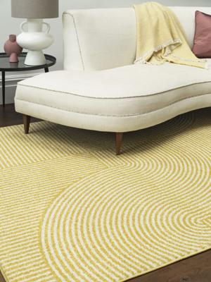 Easy Living - Vloerkleed Muse Yellow Geometric Rug MU18 -