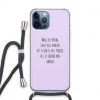 Sprong: iPhone 13 Pro Max Transparant Hoesje met koord