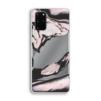 Roze stroom: Samsung Galaxy S20 Plus Transparant Hoesje
