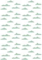Behang Sweet Clouds Rol Green