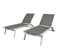 Nanna ligbed wit per 2 stuks