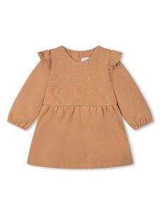 Chloé Kids robe à volants - Marron