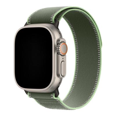Apple Watch Bandje Trail - Nylon - Groen Neon - Zwart - Apple Watch Bandje Trail - Nylon - Groen Neon - Zwart -