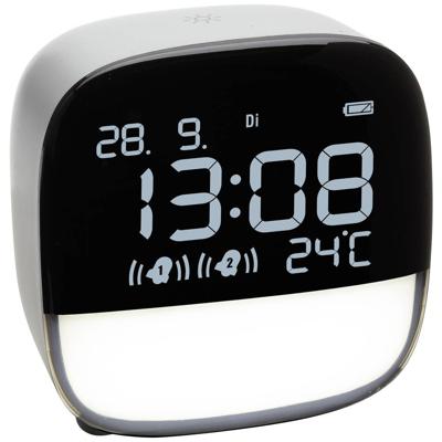 TFA Dostmann 60.2034.02 Kwarts Wekker Wit Alarmtijden 2