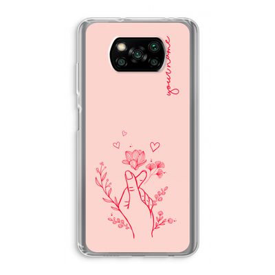 Giving Flowers: Xiaomi Poco X3 NFC Transparant Hoesje