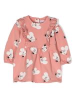 Bobo Choses robe à imprimé Mickey Mouse - Rose