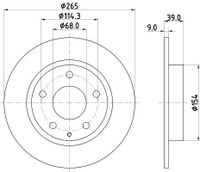 Remschijf 8DD355120461