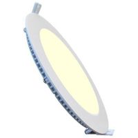 LED Downlight Slim - Inbouw Rond 3W - Warm Wit 2700K - Mat Wit Aluminium - Ø83mm - thumbnail