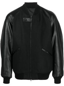 Y-3 veste bomber à manches contrastantes - Noir