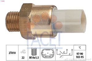 Temperatuurschakelaar, radiateurventilator 75684
