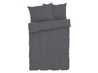 LIVARNO home Muslin beddengoed, met 2 kussenslopen (Grijs) LIVARNO home Muslin beddengoed, met 2 kussenslopen (Grijs)