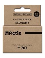 Actis KH-703BKR inkt (vervanging HP 703 CD887AE; Standaard; 15 ml; zwart)