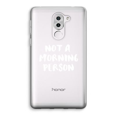 Morning person: Honor 6X Transparant Hoesje