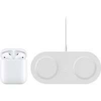 Apple Airpods 2 met draadloze oplaadcase + Draadloze oplader - thumbnail
