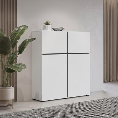 Home365 Opbergkast Crotone - 4-deurs - Wit