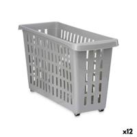 Keukenkast Organiser Kipit G-327-1 G-327-1 Grijs 17,5 x 26 x 46 cm Met wieltjes (12 Stuks)