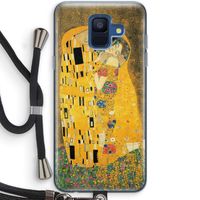 Der Kuss: Samsung Galaxy A6 (2018) Transparant Hoesje met koord