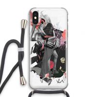 Dissimulation du réel: iPhone X Transparant Hoesje met koord