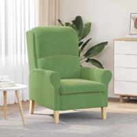 Fauteuil Lichtgroen 76 x 94 x 102 cm Fluweel