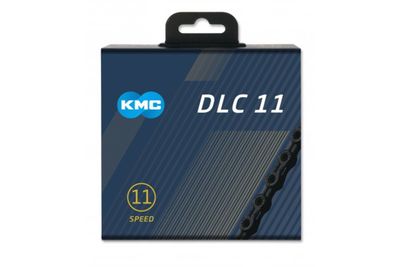 KMC fietsketting dlc 11 118 schakels - zwart, diamond durability, 243g