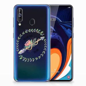 Samsung Galaxy A60 Telefoonhoesje met Naam Boho Dreams