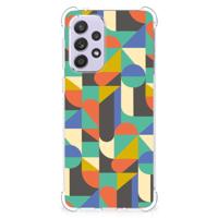 Samsung Galaxy A33 Doorzichtige Silicone Hoesje Funky Retro