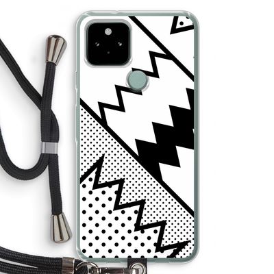Pop Art #5: Pixel 5 Transparant Hoesje met koord