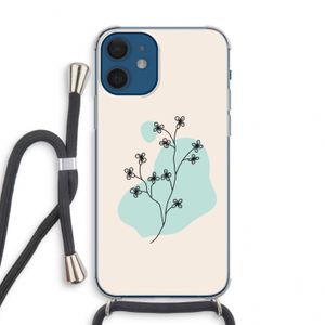 Love your petals: iPhone 12 mini Transparant Hoesje met koord