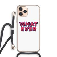 Whatever: iPhone 11 Pro Transparant Hoesje met koord