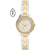 Fossil ES5138 Horloge Stella staal zilver-en goudkleurig 30 mm