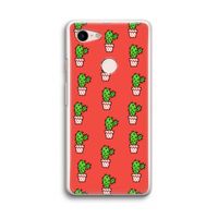 Mini cactus: Google Pixel 3 Transparant Hoesje