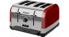 Morphy Richards 240133 Broodrooster - 4 Sneden - Retro look - Rood - thumbnail