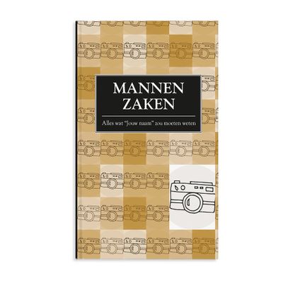 Boek met naam en foto - Mannenzaken - Softcover