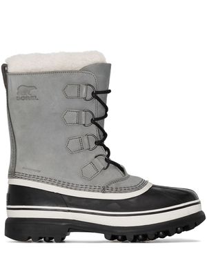SOREL bottes Caribou en cuir - Gris
