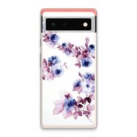 Waterverf bloemen: Google Pixel 6 Transparant Hoesje