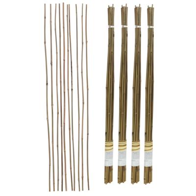 Gerimport Plantenstokken - 40x stuks - 90 cm - plantensteun / tonkinstokken