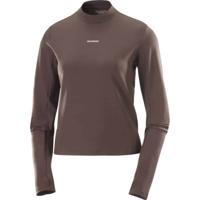 Salomon Shakeout bliss ls tee dames - BRUIN - Dames