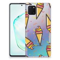 Samsung Galaxy Note 10 Lite | Siliconen Case | Icecream