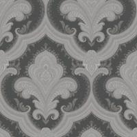 Dutch Wallcoverings Casbah/Bs1 Damask Black/Grey - Zwart/Grijs