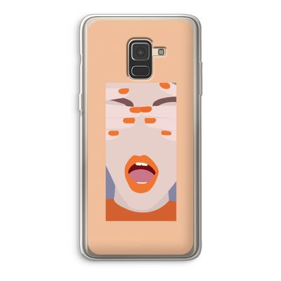Surprise: Samsung Galaxy A8 (2018) Transparant Hoesje