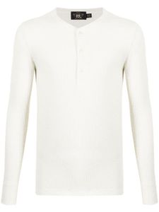 Ralph Lauren RRL pull en maille gaufrée - Blanc