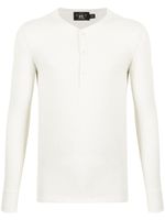 Ralph Lauren RRL pull en maille gaufrée - Blanc