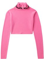 1017 ALYX 9SM pull crop à manches longues - Rose