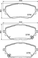 Brake Pad Set, Disc Brake 8db 8DB355037761