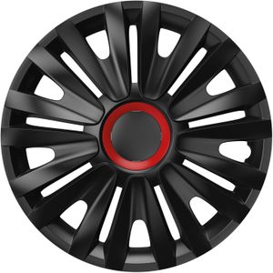 Wieldoppenset Royal Red Ring Black 14 inch WVS19279