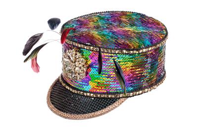Pet Burning Man Rainbow met veren